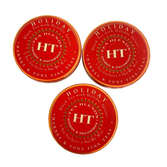 Harney & Sons Tea Lot Royal English Breakfast, Holiday, Cranberry Autumn SEALED - Picture 7 of 9